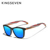 KINGSEVEN Multi Color Wooden Sunglasses