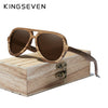 KINGSEVEN 2021 Natural Wood Sunglasses