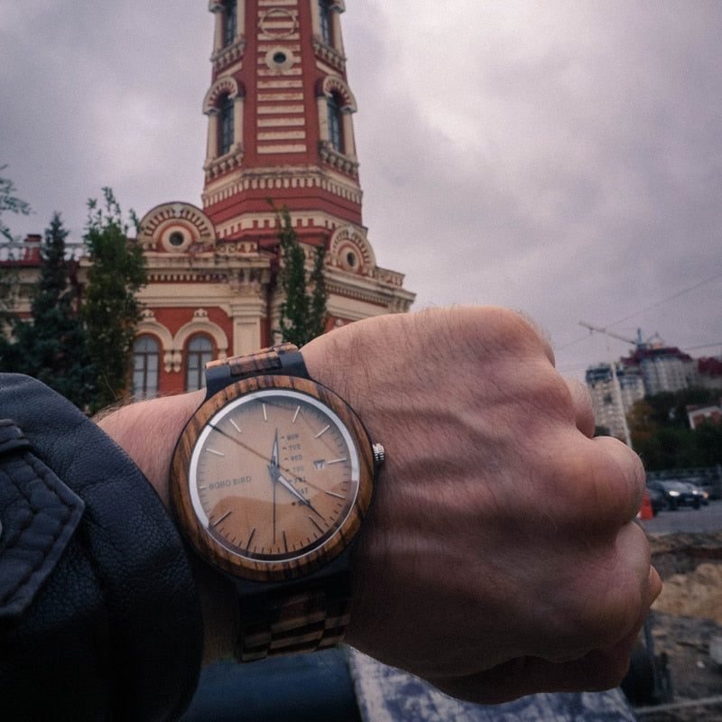 BOBO BIRD Quartz Wooden Watch